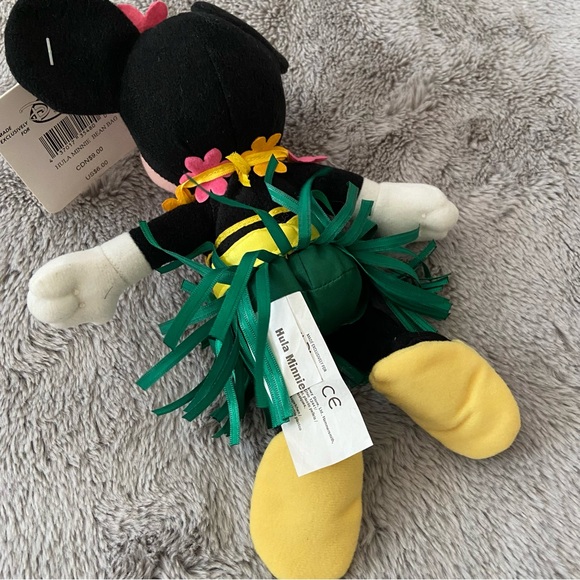 NWT Vintage Disney Beanie Baby Hula Minnie - Picture 4 of 5